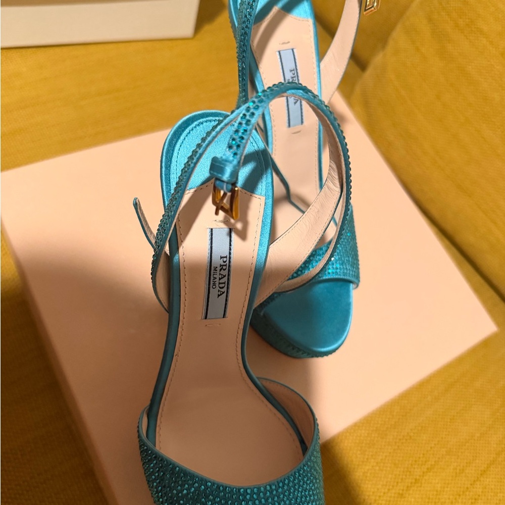 Prada crystal platforms - image 10